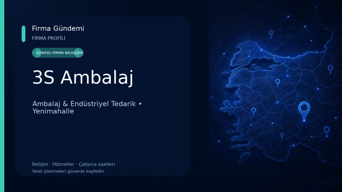 3S Ambalaj Ambalaj & Endüstriyel Tedarik