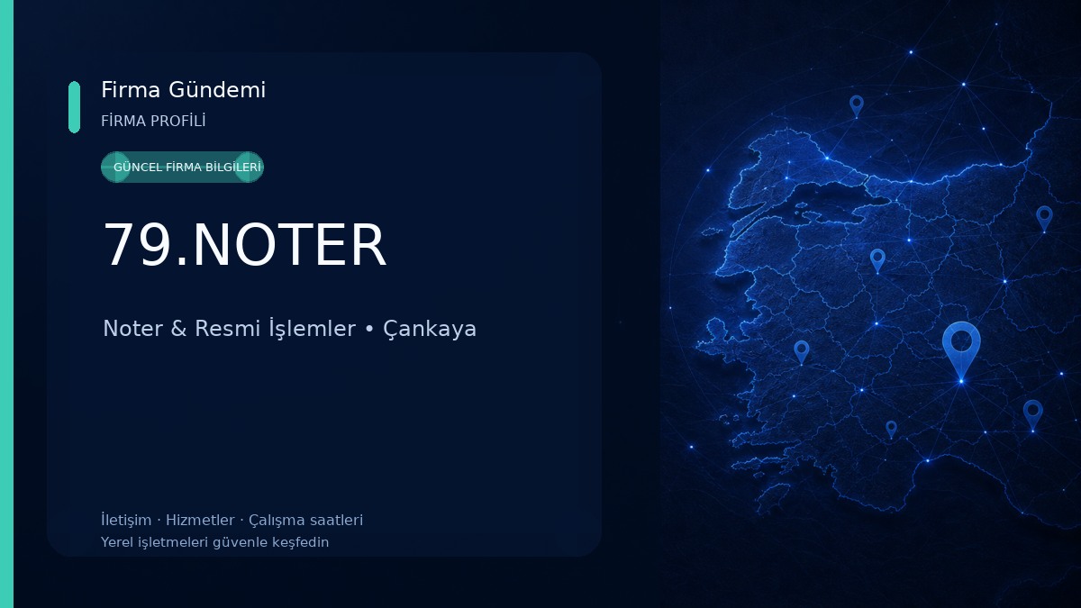 79.NOTER Noter & Resmi İşlemler
