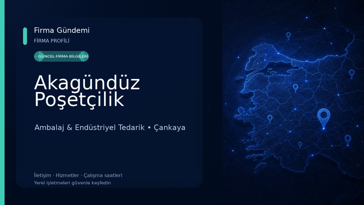Akagündüz Poşetçilik Ambalaj & Endüstriyel Tedarik