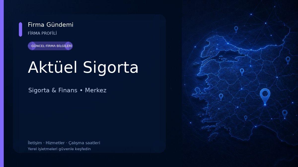 Aktüel Sigorta Sigorta & Finans