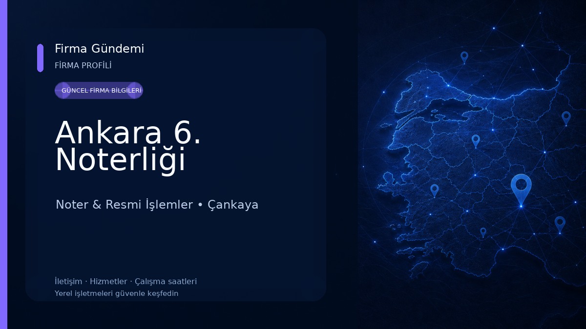 Ankara 6. Noterliği 