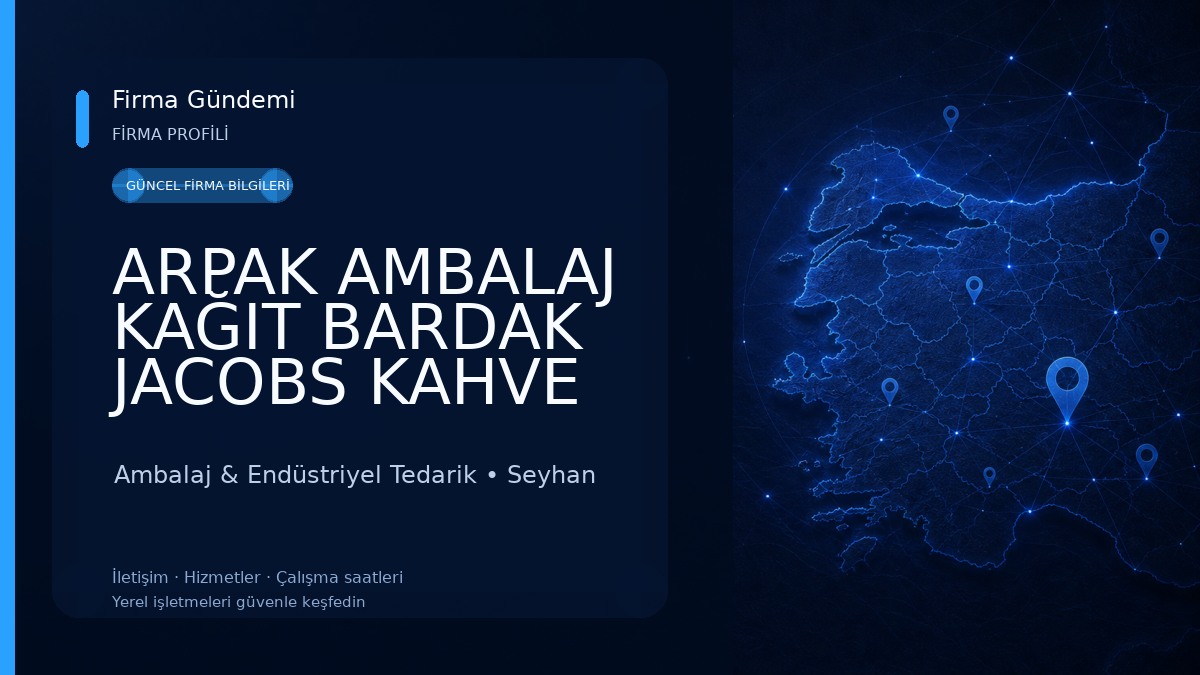 ARPAK AMBALAJ KAĞIT BARDAK JACOBS KAHVE DOĞUŞ ÇAY Ambalaj & Endüstriyel Tedarik