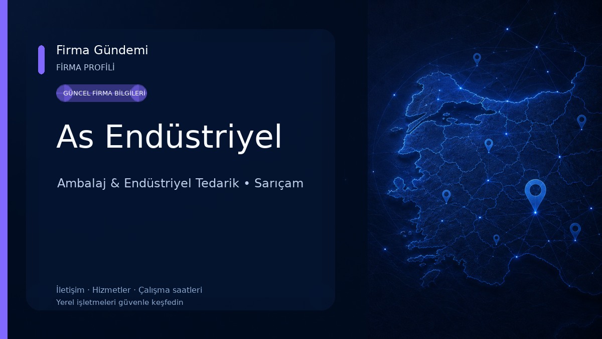 As Endüstriyel Ambalaj & Endüstriyel Tedarik