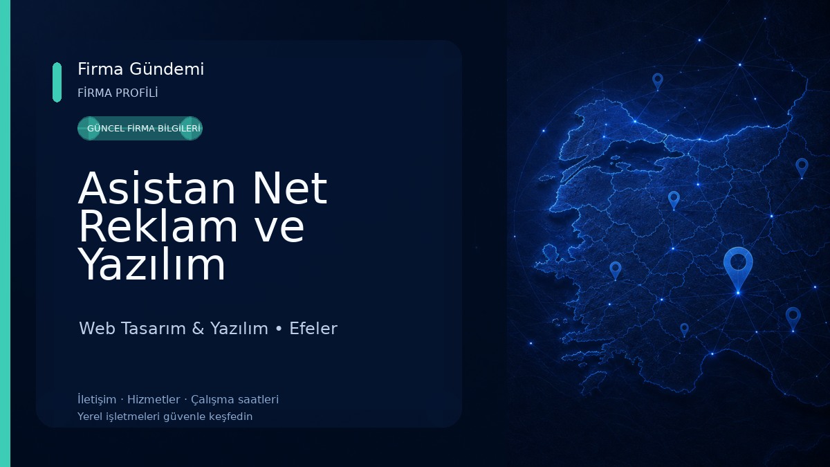 Asistan Net Reklam ve Yazılım Web Tasarım & Yazılım