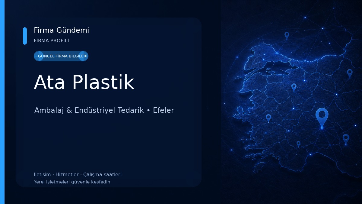 Ata Plastik Ambalaj & Endüstriyel Tedarik