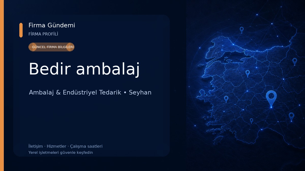 Bedir ambalaj Ambalaj & Endüstriyel Tedarik