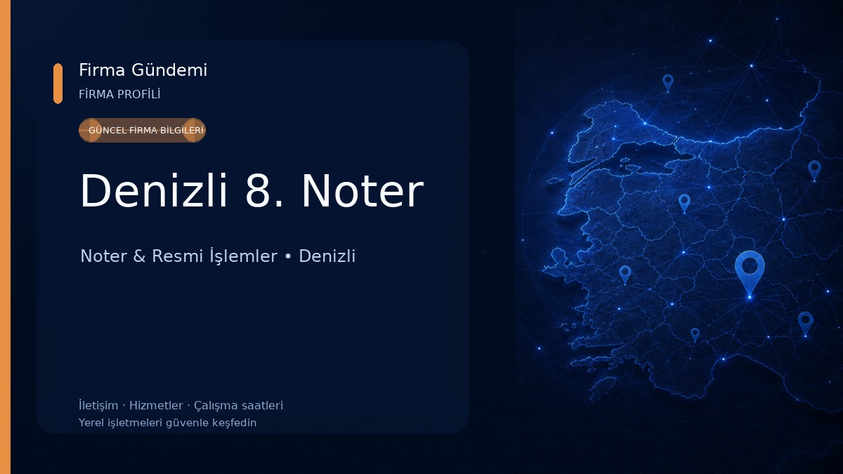 Denizli 8. Noter 