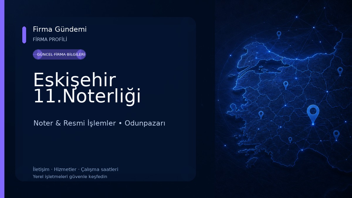 Eskişehir 11.Noterliği 