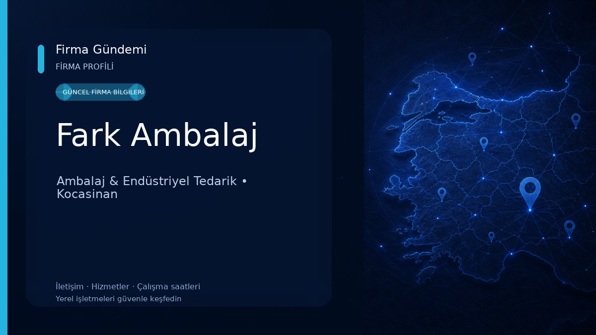 Fark Ambalaj Ambalaj & Endüstriyel Tedarik