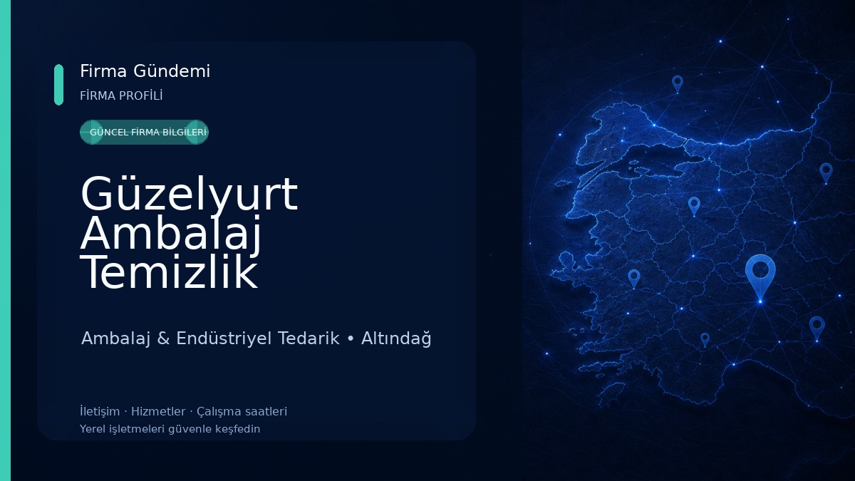 Güzelyurt Ambalaj Temizlik Ambalaj & Endüstriyel Tedarik