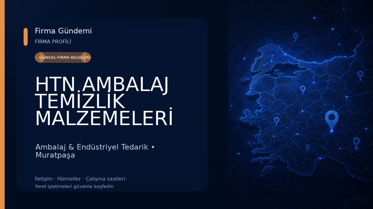 HTN AMBALAJ TEMİZLİK MALZEMELERİ