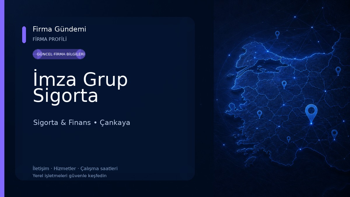 İmza Grup Sigorta Sigorta & Finans