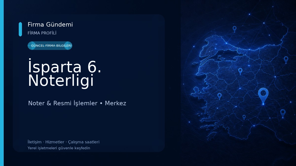 İsparta 6. Noterligi 