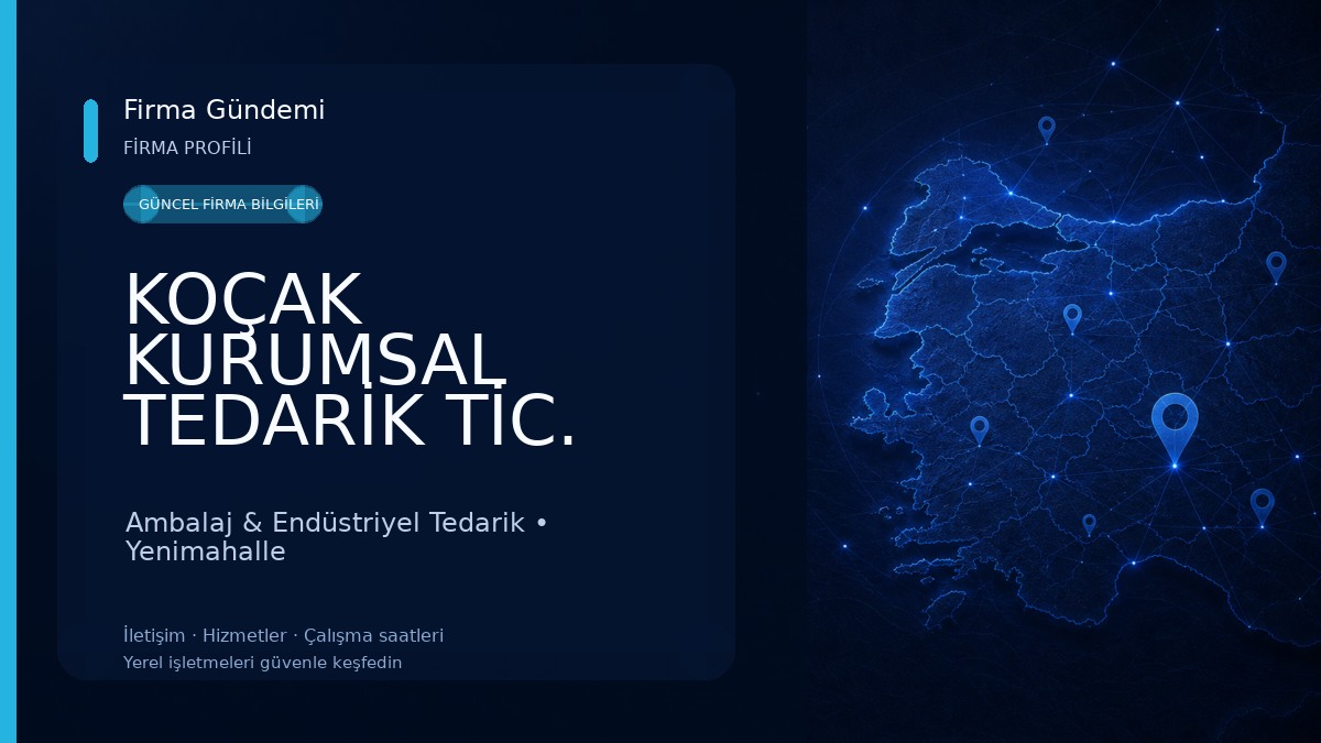 KOÇAK KURUMSAL TEDARİK TİC. LTD. ŞTİ. Ambalaj & Endüstriyel Tedarik