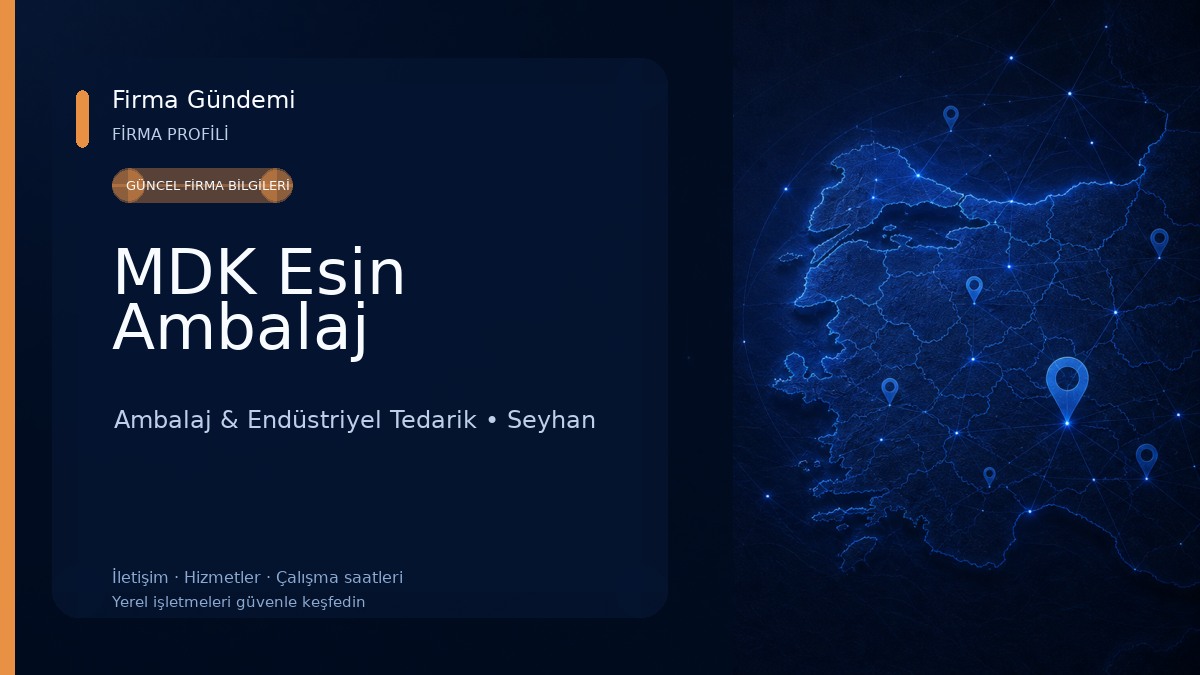 MDK Esin Ambalaj Ambalaj & Endüstriyel Tedarik