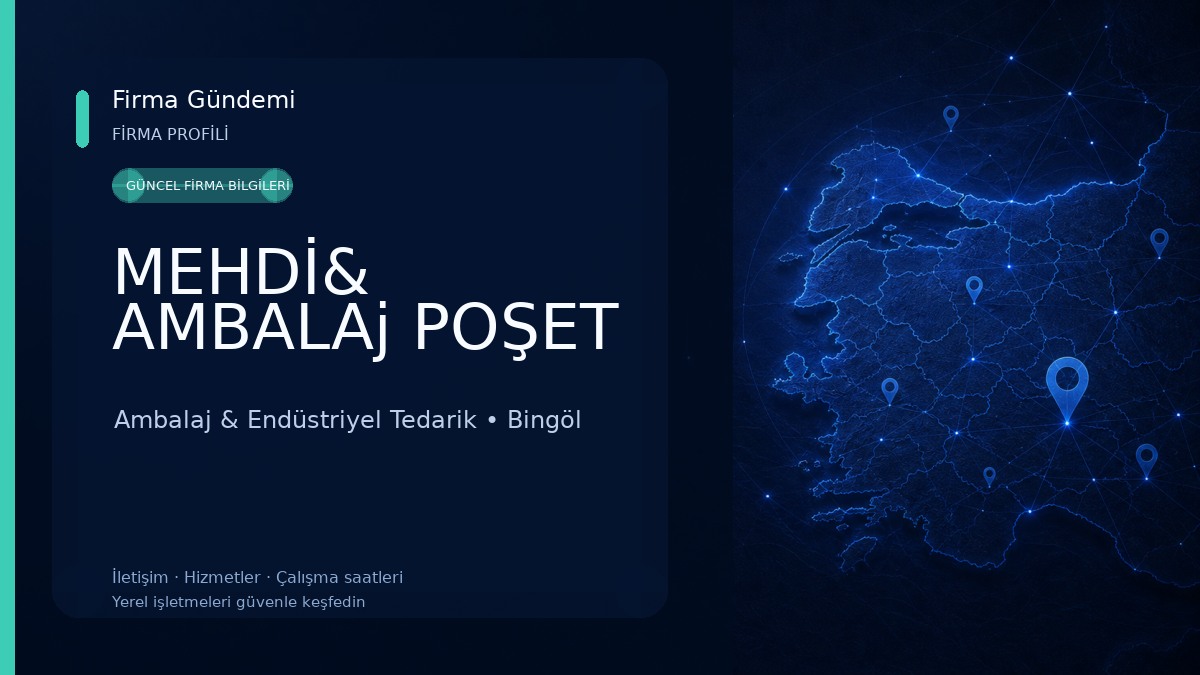 MEHDİ& AMBALAj POŞET Ambalaj & Endüstriyel Tedarik