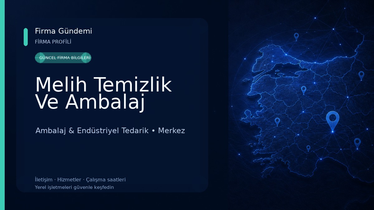 Melih Temizlik Ve Ambalaj Ambalaj & Endüstriyel Tedarik