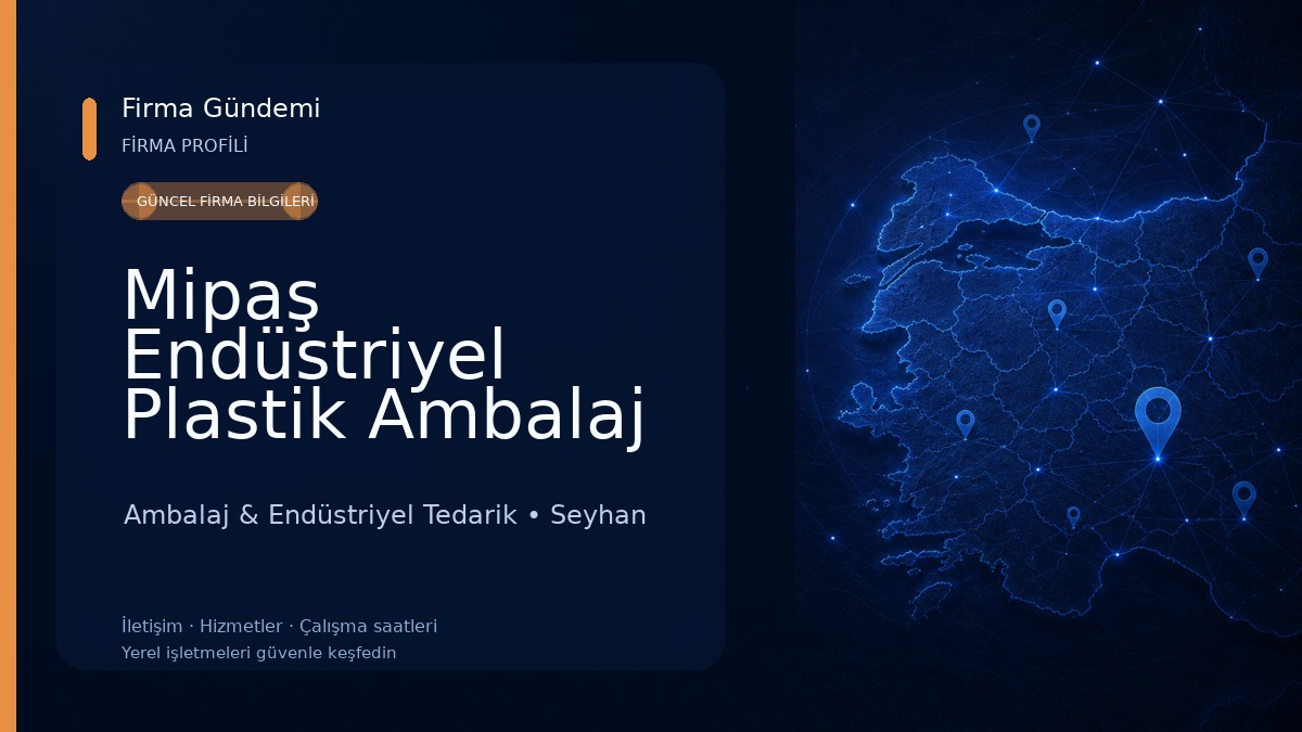 Mipaş Endüstriyel Plastik Ambalaj ve Temizlik Ltd. Şti. Ambalaj & Endüstriyel Tedarik