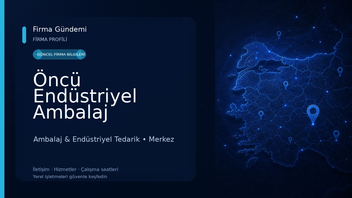 Öncü Endüstriyel Ambalaj 