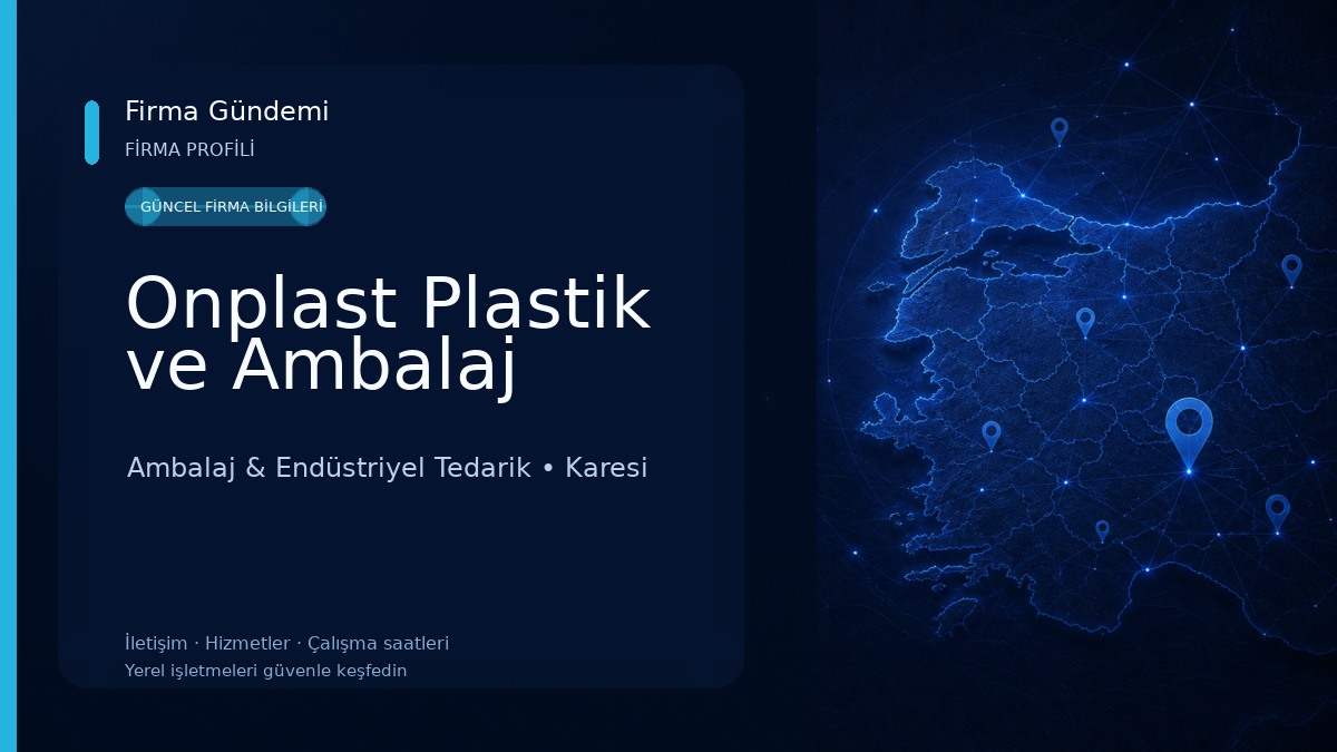 Onplast Plastik ve Ambalaj 