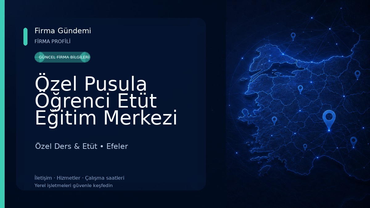 Özel Pusula Öğrenci Etüt Eğitim Merkezi Özel Ders & Etüt