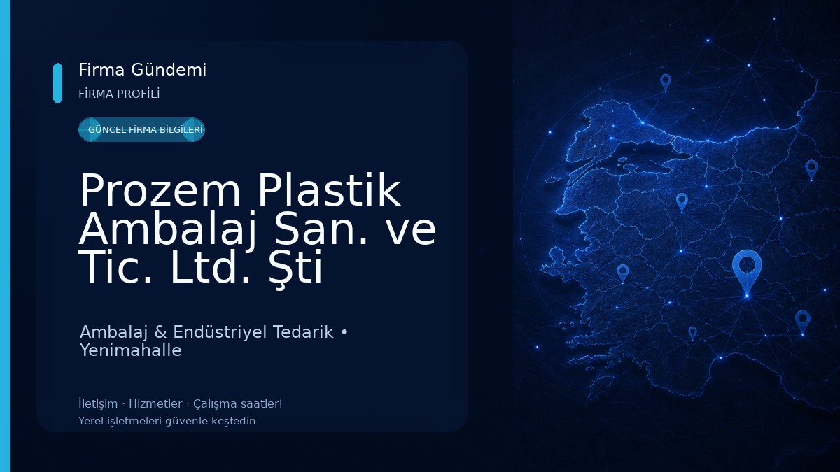 Prozem Plastik Ambalaj San. ve Tic. Ltd. Şti Ambalaj & Endüstriyel Tedarik