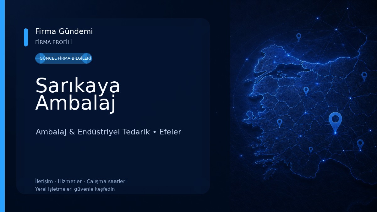 Sarıkaya Ambalaj Ambalaj & Endüstriyel Tedarik