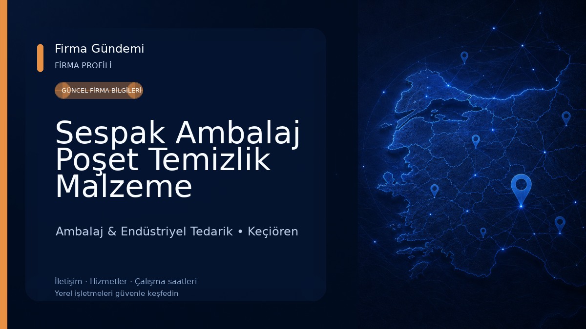 Sespak Ambalaj Poşet Temizlik Malzeme Ticareti