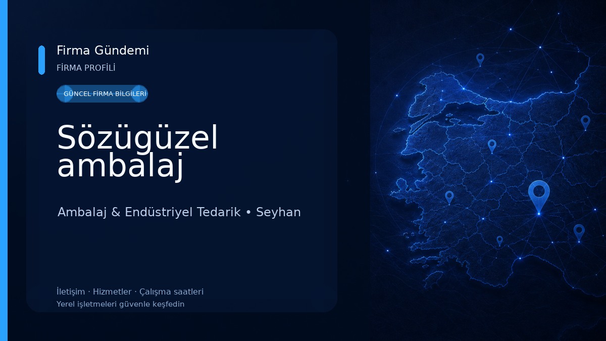 Sözügüzel ambalaj Ambalaj & Endüstriyel Tedarik