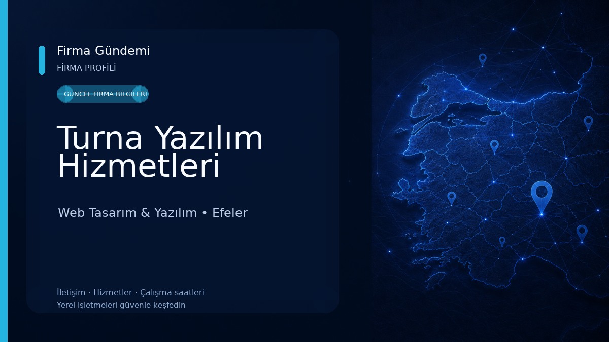 Turna Yazılım Hizmetleri Web Tasarım & Yazılım