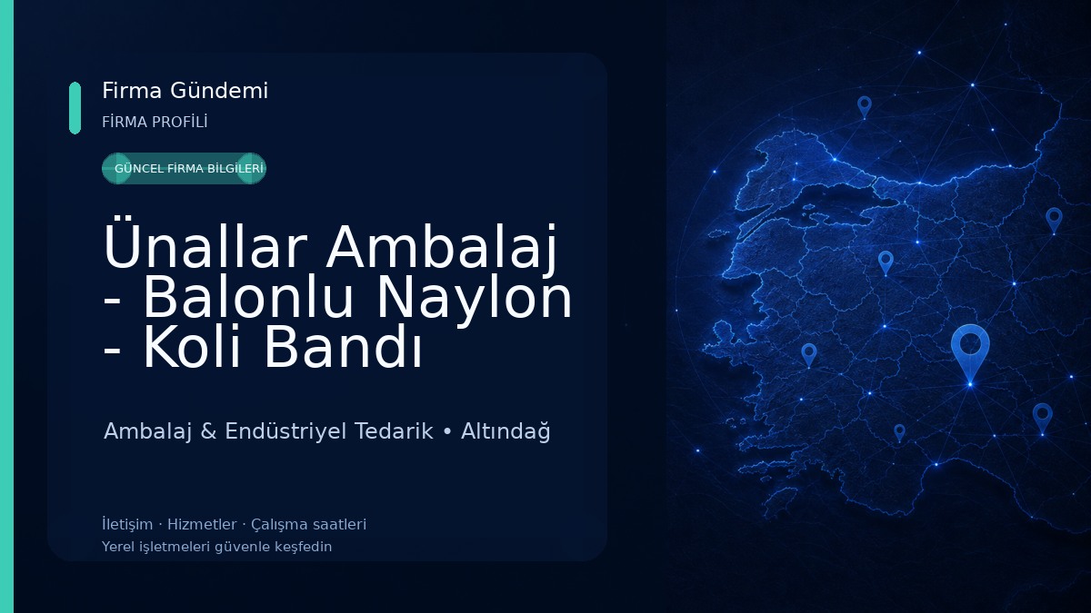 Ünallar Ambalaj - Balonlu Naylon - Koli Bandı Toptan Perakende Ambalaj & Endüstriyel Tedarik