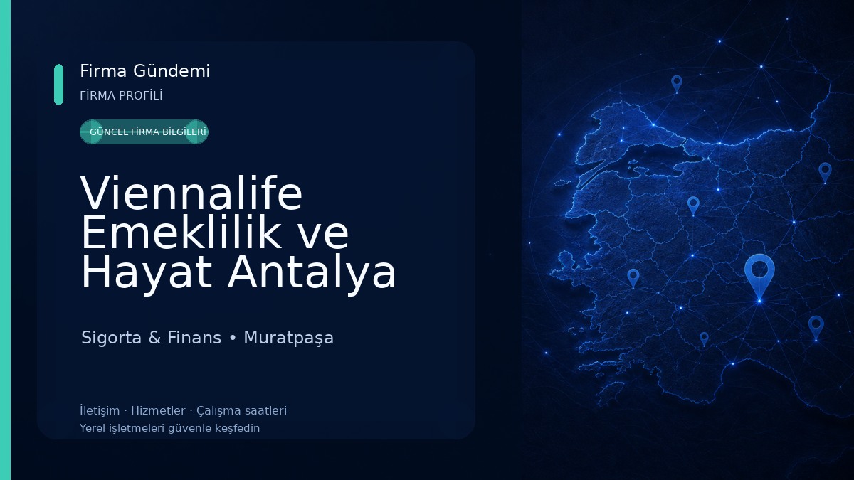 Viennalife Emeklilik ve Hayat Antalya Bölge Müdürlüğü (Aegon Emeklilik) Sigorta & Finans